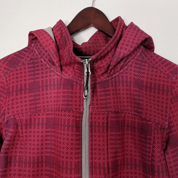 Point Zero Red Hooded Jacket Raincoat Windbreaker Size M - Picture 5 of 10